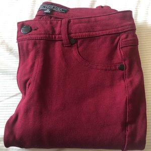 Burgundy Ponte Pants